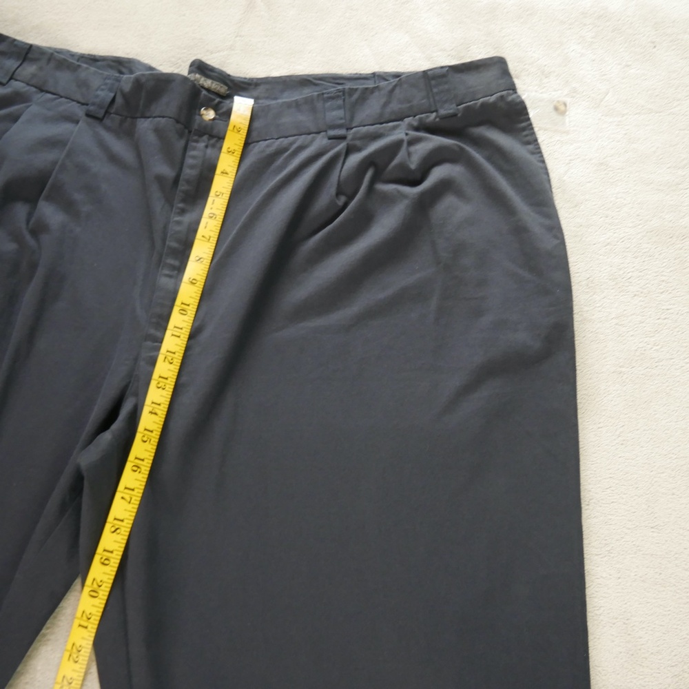 George Foreman Men's Big & Tall Blue Chino Pants Size 52x28 Relaxed Fit Plus - Picture 8 of 12